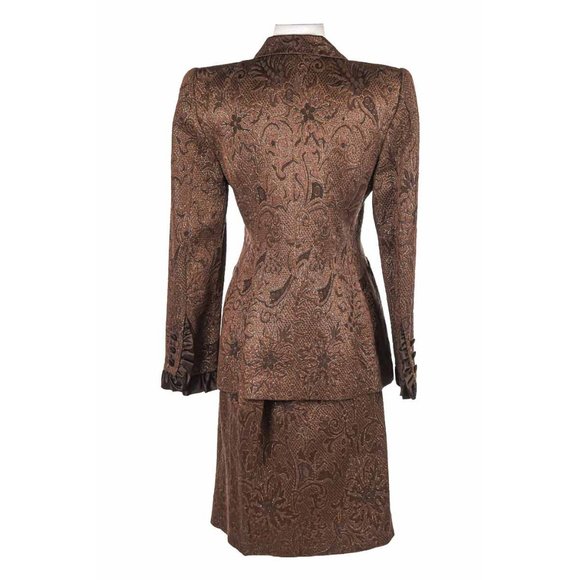 Escada by Margaretha Ley Blazers 36 Brown - Picture 4 of 5